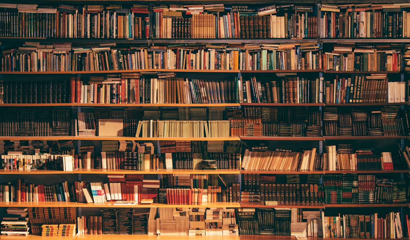 Books and reading spaces in a university library
